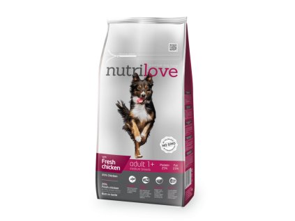 Nutrilove  8 kg Adult MB dog s čerstvým kuřecím