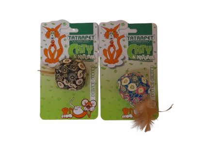 Tatrapet hračka pro kočky - míček látkový 5cm