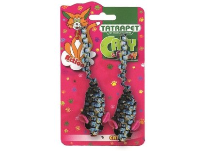 Tatrapet hračka pro kočky - myš látková 4-5cm 2ks/bal.