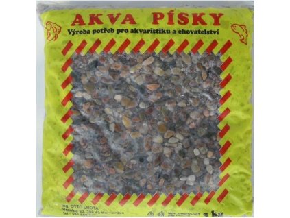 Akvarijní štěrk č.10 Lhota 3kg přírodní/1ks
