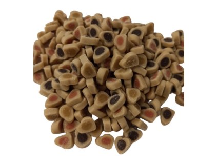 Srdce mix barevný poloměkký pamlsek 500g