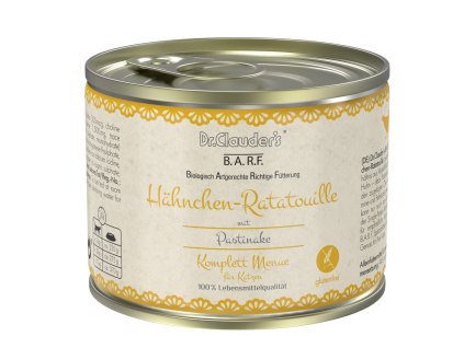 Expirace Dr.Clauder´s BARF Komplettmenue Hähnchen-Ratatouille 200g cat