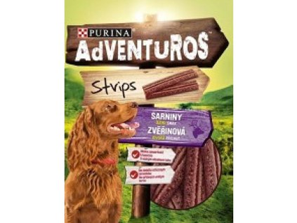 Adventuros plátky  s příchutí zvěřiny 90g