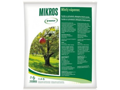 Vápenec 5kg mletý