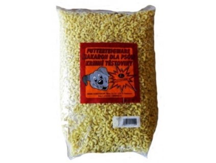 Těstoviny kolínka 5kg krmné žluté masová příchuť-šunka