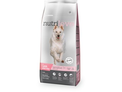 Nutrilove  12kg Sensitive dog s jehněčím