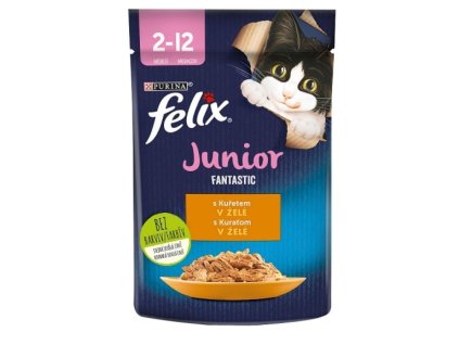 Felix Fantastic 85g kaps.JUNIOR kuře v želé /26ks