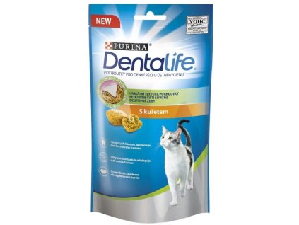 Purina Dentalife Cat 40g kuře/8ks