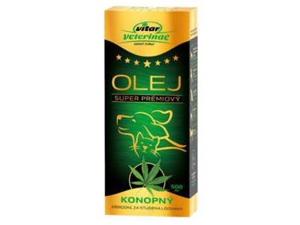 Konopný olej 500ml Vitar AKCE