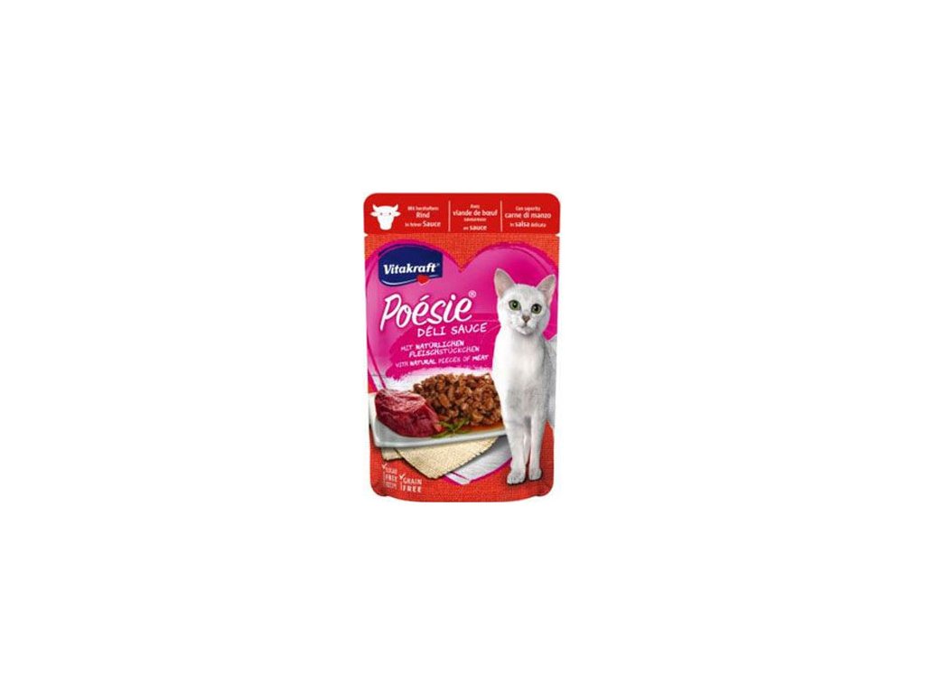vyr 15422Vitakraft Cat Poesie DeliSauce kapsa hovezi 85g