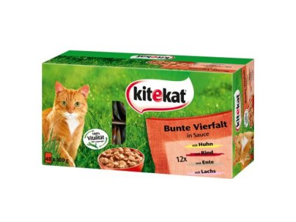 Kitekat masovka v omáčce 96 x 100 g