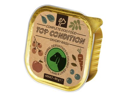 Top Condition Dog Lamb & Liver kousky v omáčce 85 g