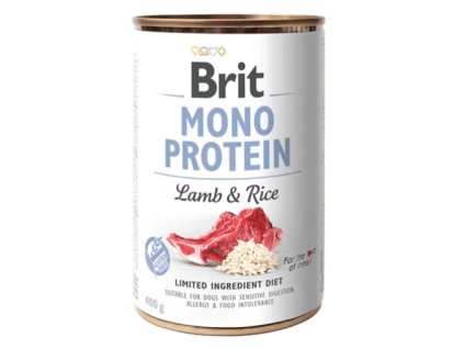 Brit Mono Protein Lamb Rice 400g