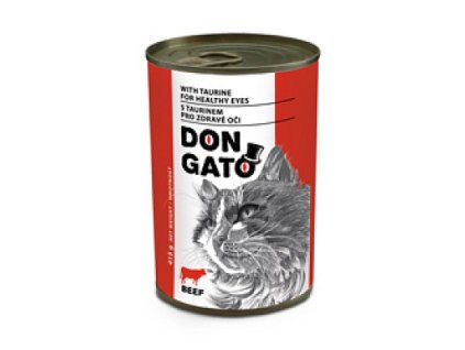 DON GATO konzerva kočka hovězí 415 g
