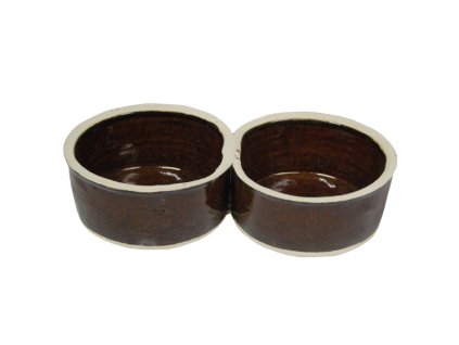 Keramická dvojmiska pro králíky 2 x 0,5l