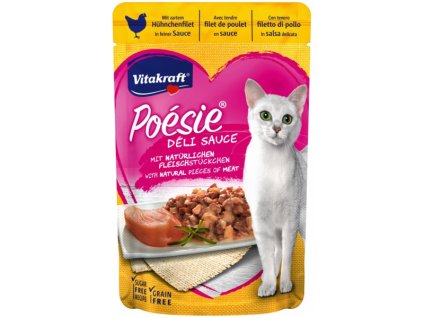 Vitakraft Cat Poésie DéliSauce kapsa kuřecí 85g