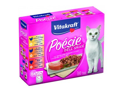 Vitakraft Cat Poésie DéliSauce kapsa pack kuřecí 6 x 85g