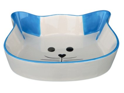 MISKA keramická KOČIČÍ hlava 0,25l,12cm modrá