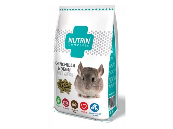 NUTRIN Comlete činčila + osmák degu 400g