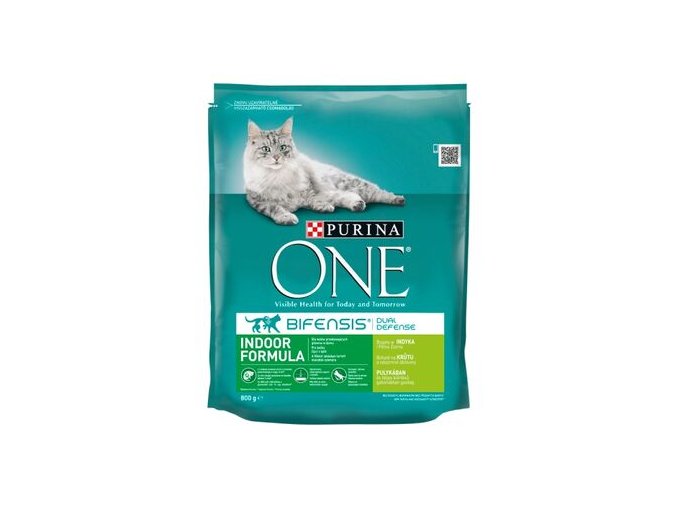 Purina One Bifensis Indoor krůtí 800g