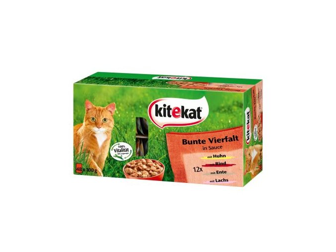 Kitekat masovka v omáčce 96 x 100 g