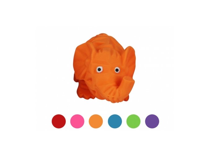Hračka Multipet Origami Pals slon latex 10 cm