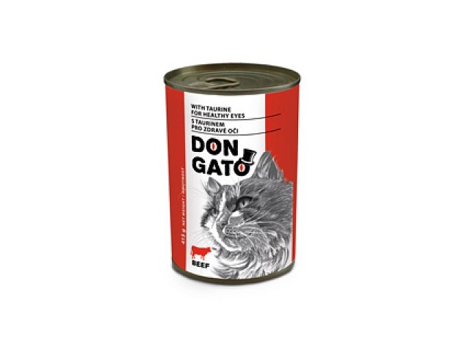 DON GATO konzerva kočka hovězí 415 g