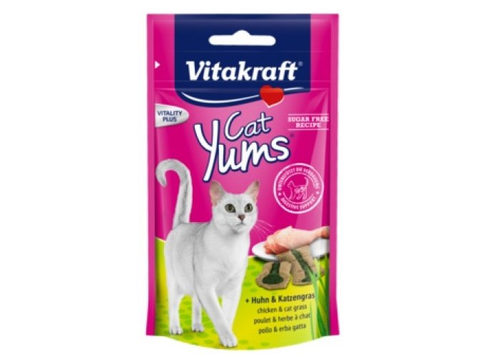 Cat Yums kuře s trávou