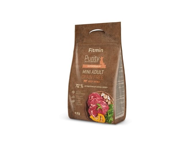Fitmin kompletní krmivo pro psy Purity Grain Free Adult Mini