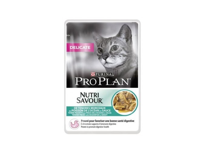 Purina Pro Plan Cat DELIKATE mořské ryby 85 g