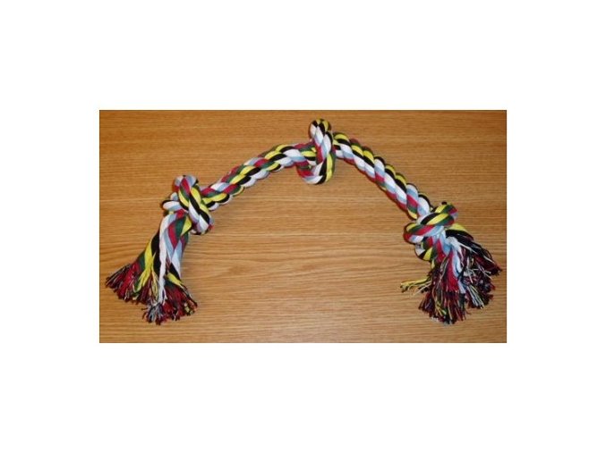 Uzel bavlna barevný 45cm 3 uzly