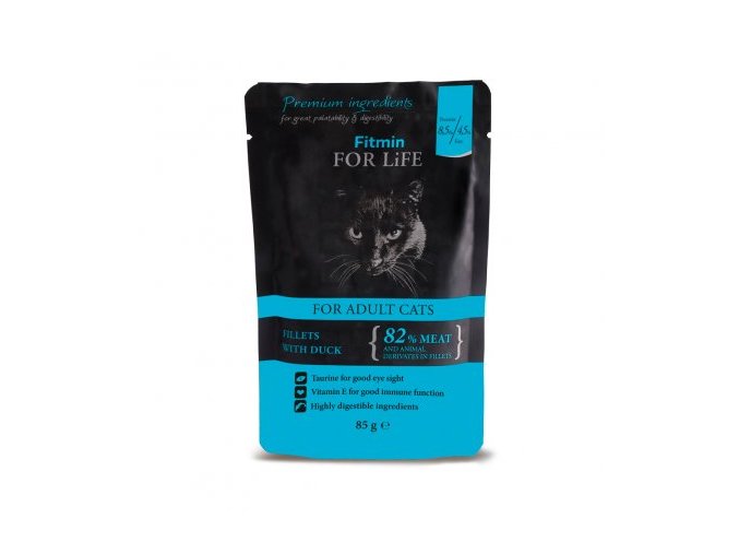 cat pouches adult duck 85g