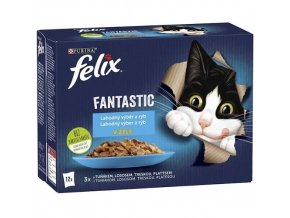 Felix fantastic 12 x 85g rybí výběr v želé