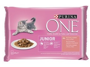 PURINA ONE 4X85g kitten mini filetky