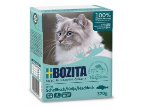 Bozita Cat kousky v želé s treskou, tetrapak 370 g