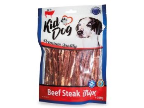 KIDDOG Beef steak strips 250 g