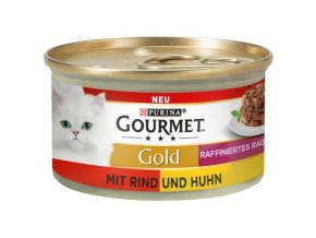 Gourmet Gold Raffiniertes Ragout hovězí a kuře 85g