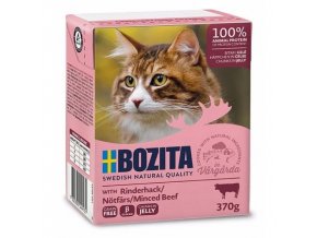 Bozita Cat kousky v želé s hovězím, tetrapak 370 g