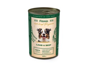 Fitmin jehněčí a hovězí pro psy 400 g