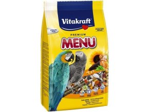 Vitakraft Menu Premium kompletní krmivo s medem pro velké papoušky