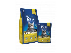 Brit premium cat losos 8 kg