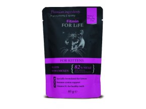 cat pouch kitten chicken 85g