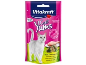 Cat Yums kuře s trávou