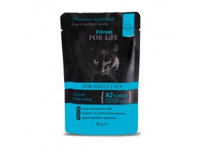 cat pouches adult duck 85g