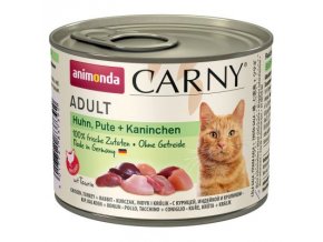 Animonda Carny Adult kuře, krůta, králík 200g