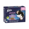 FELIX FANTASTIC Junior s kuřetem v želé Mix příchutí 12x85g