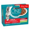 PURINA ONE 12X85g STERILCAT mini filetky hovězí, losos a krůta