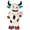 Mini latexová zvířátka 11 cm kravička