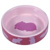 MISKA keramická pro křečky barevná 80ml růžová
