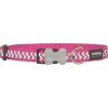 Obojek RD reflective ZIGGY,hot pink